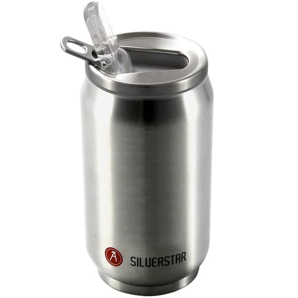 Bouteille isotherme LES ARTISTES PARIS LES ARTISTES PARIS PULL CAN'IT ISOTHERM 280ML METAL ARGENT BRIL/SILVERSTAR 19 METAL ARGENT BRIL/SILVERSTAR