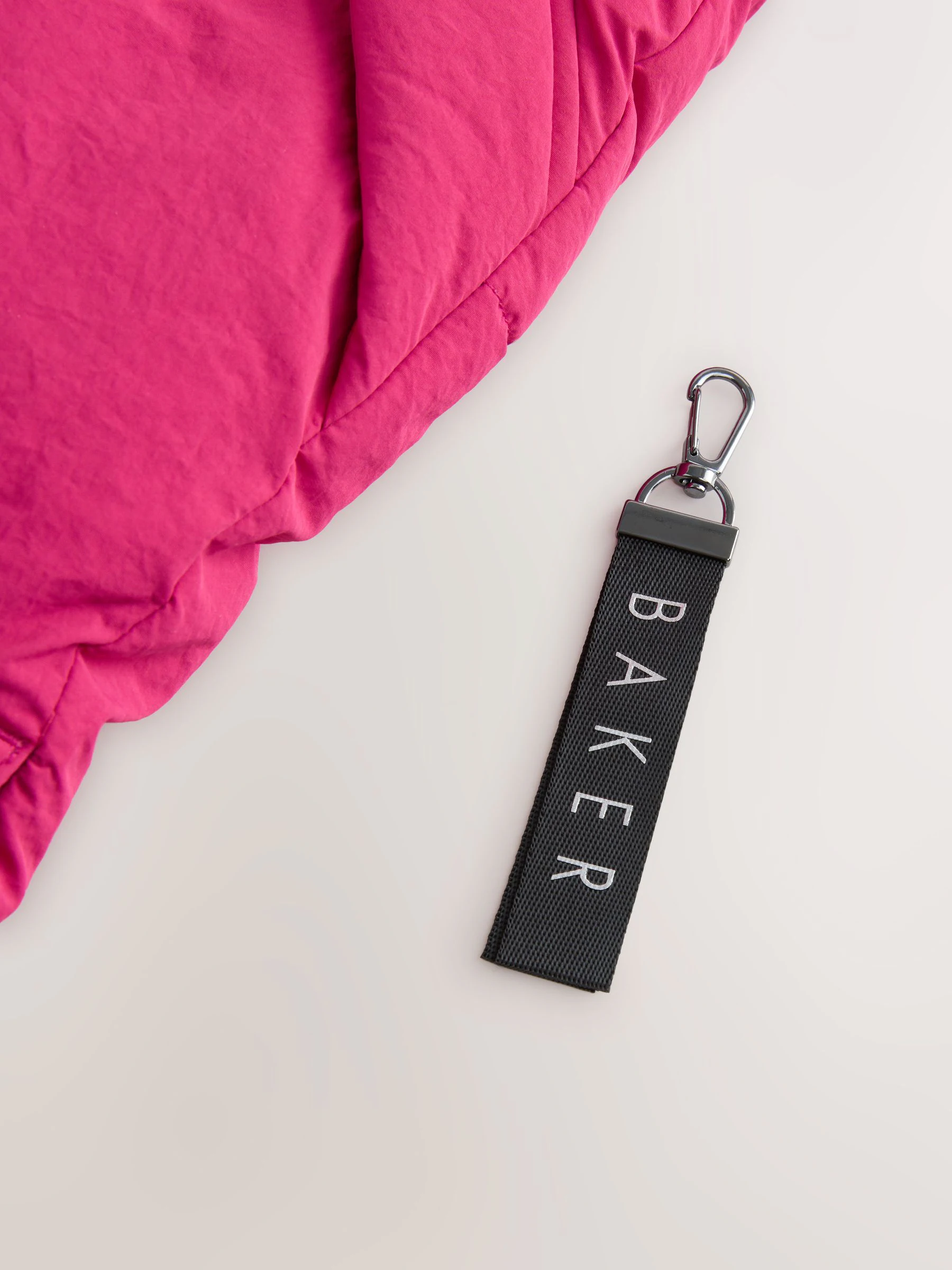 Roze - Baker by Ted Baker meisjes regenbestendige gewatteerde lange jas