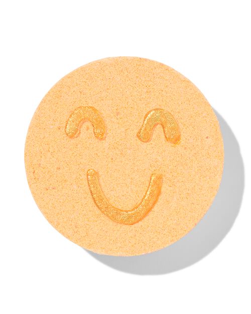 bombe de bain smiley pêche