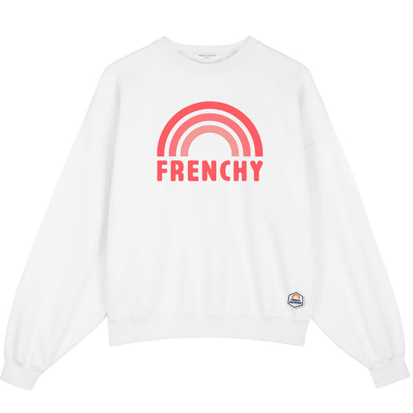Sweatshirt FRENCH DISORDER ROSIE FRENCHY WHITE/SUGAR CORAL