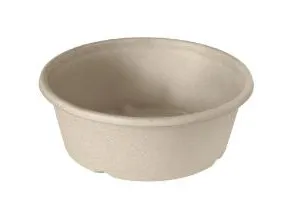 Skål rund 600 ml Ø15x6 cm Brun Bagasse natur FF,12 pk x 40 stk/krt