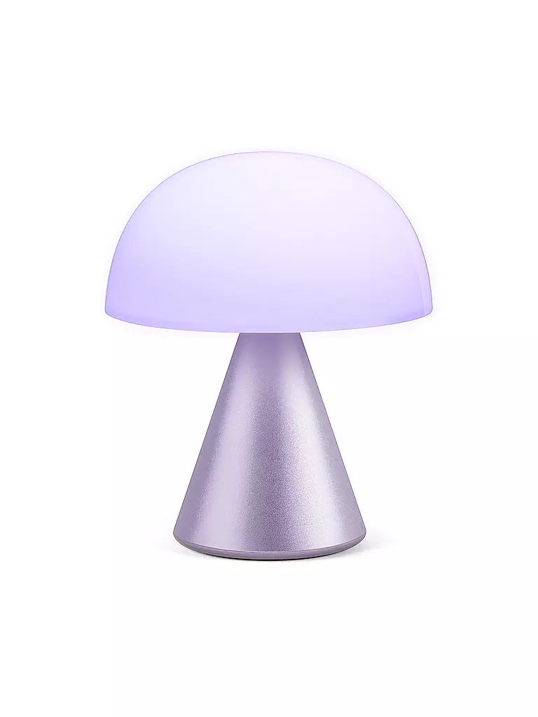 LEXON LED Lampe MINA M 11cm Silver silber