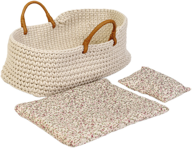 By Astrup STRIKKET DUKKELIFT. 35 CM Beige