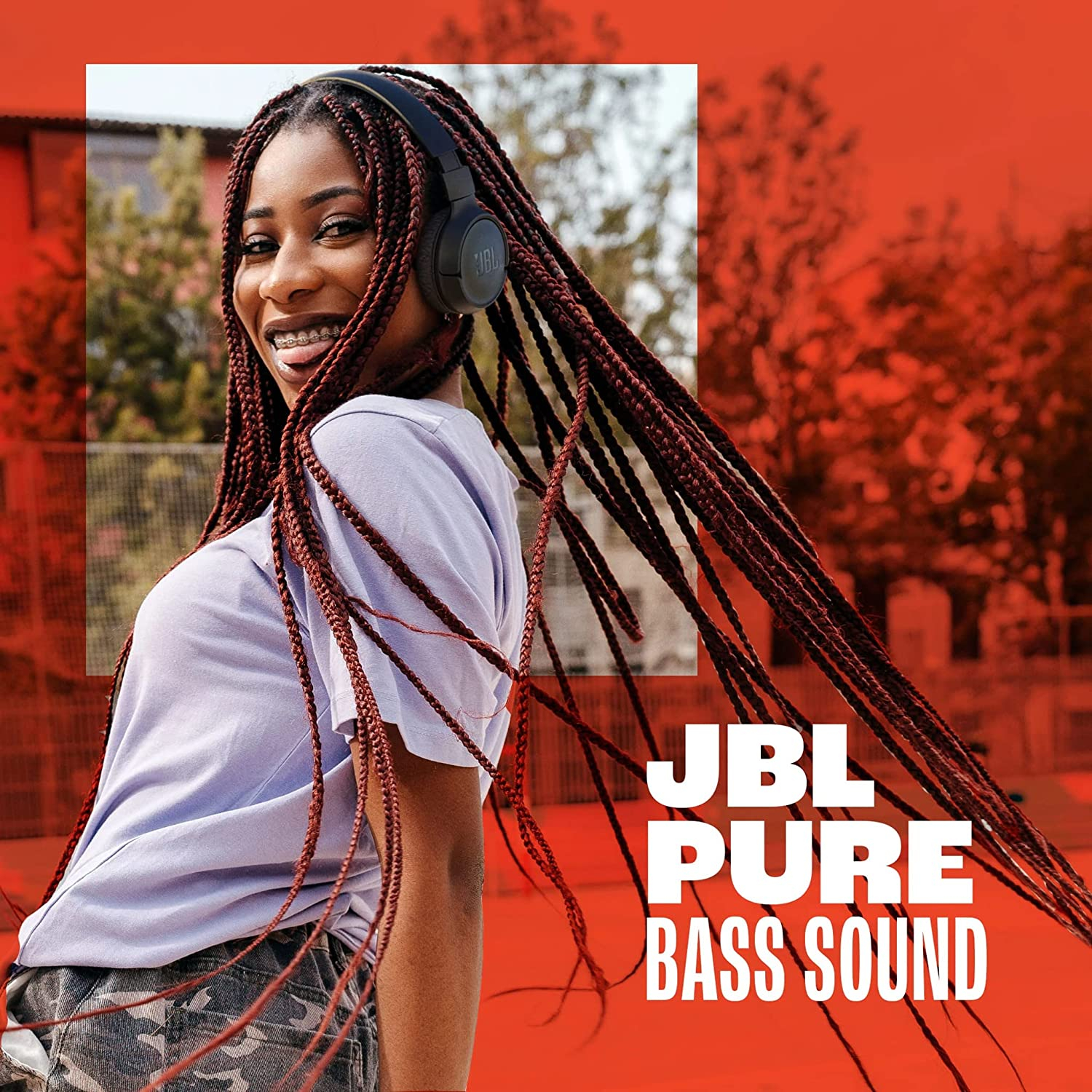 Tune 520BT Bluetooth Kopfhörer On-Ear Headset Pure Bass Sound   Hands-Free Calls (JBLT520BTPUREU) - Violett