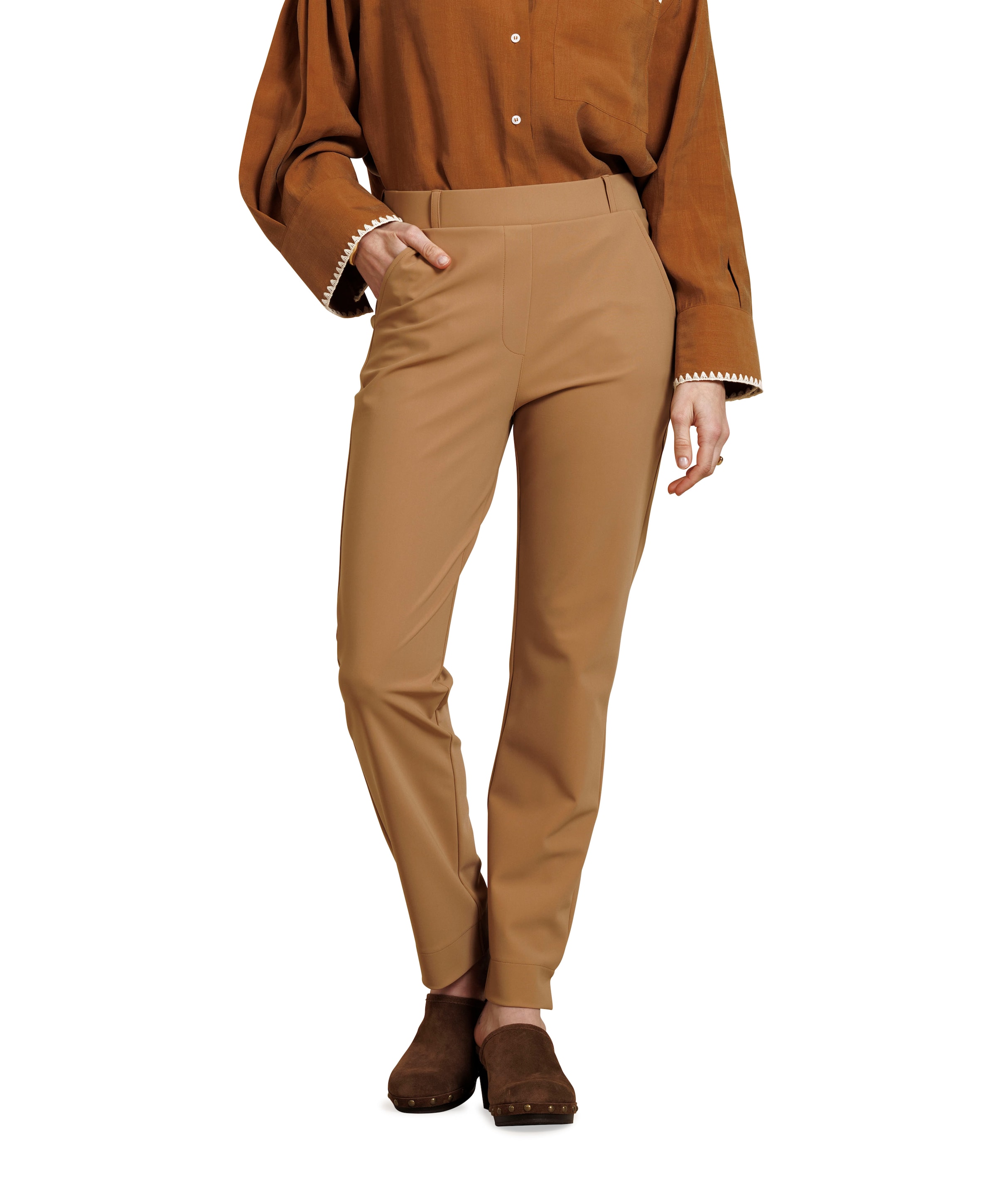 Studio Anneloes Anne bonded dames broek beige