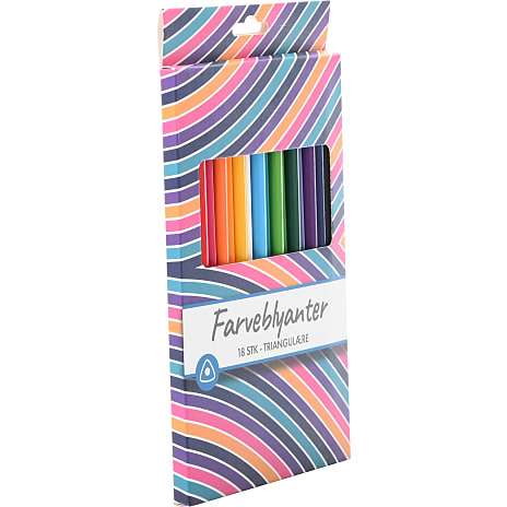 Danpen junior farveblyanter 18-pak