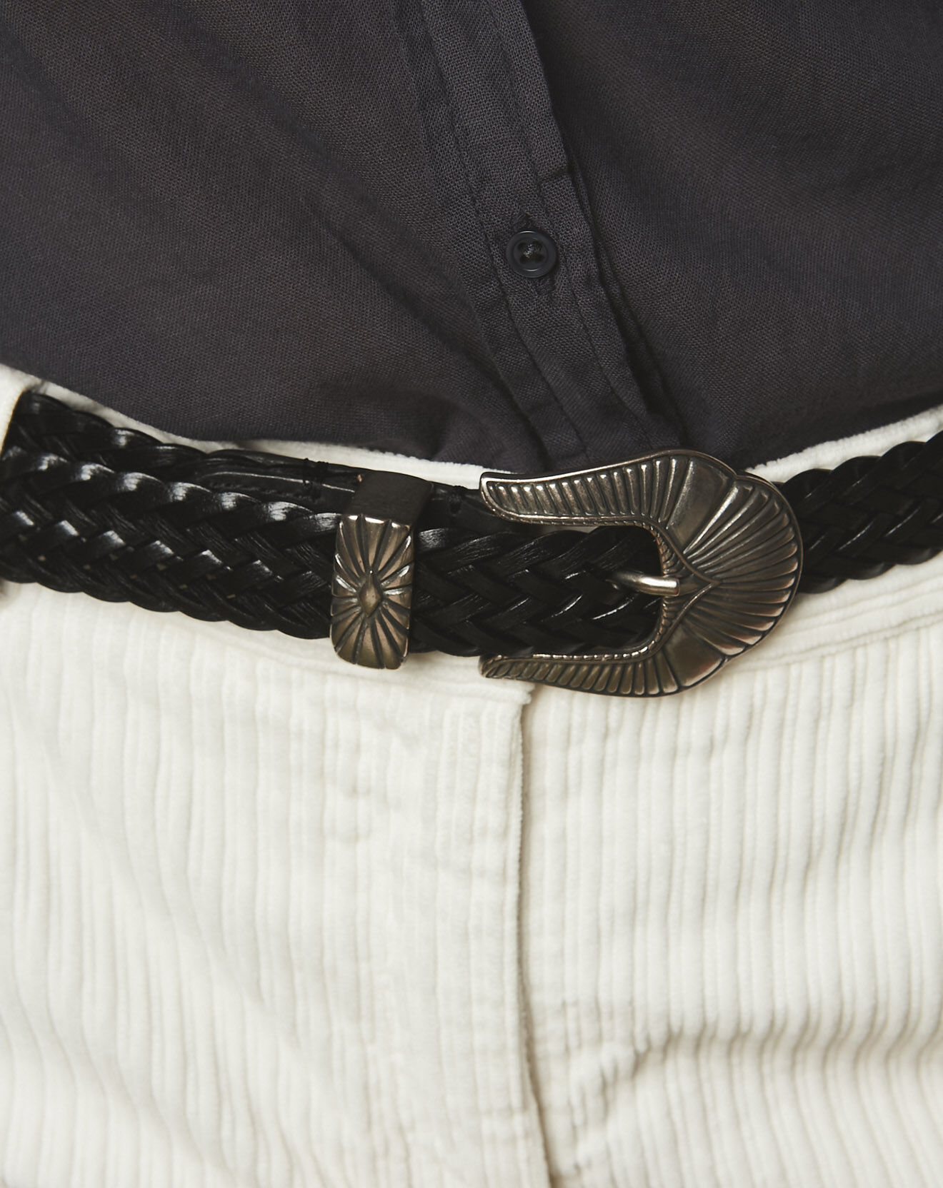Hartford Ceinture en Cuir Adele noire
