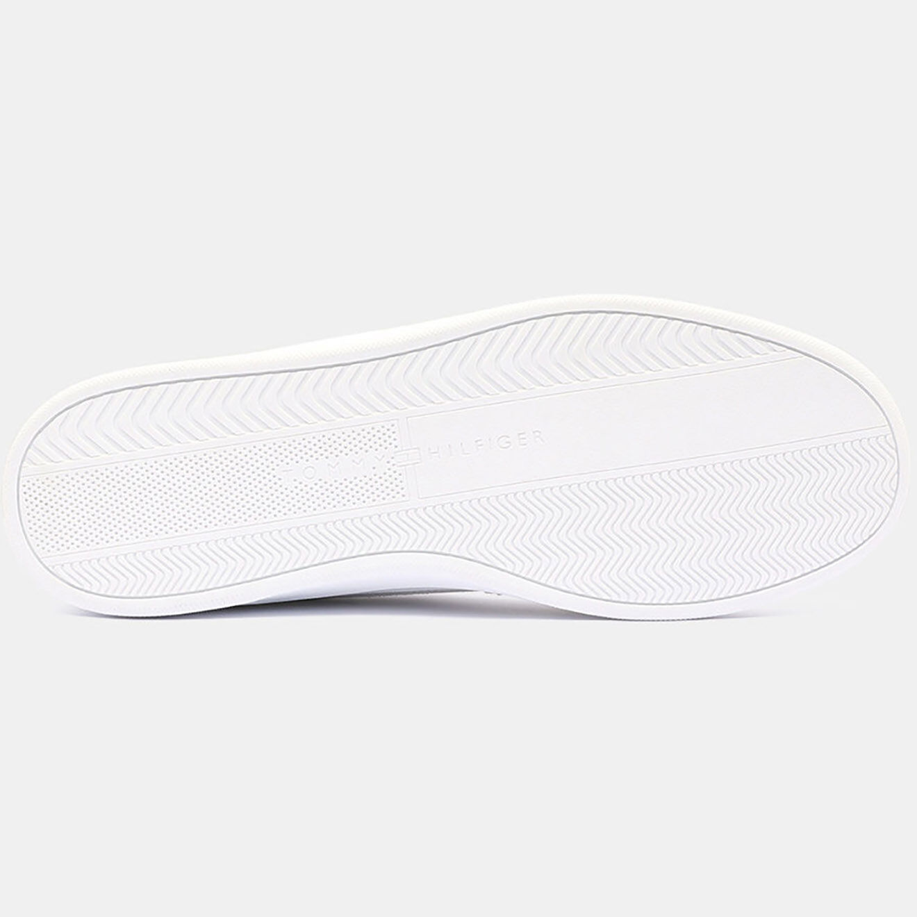 Tommy Hilfiger Baskets en Cuir Elevated Cupsole blanches
