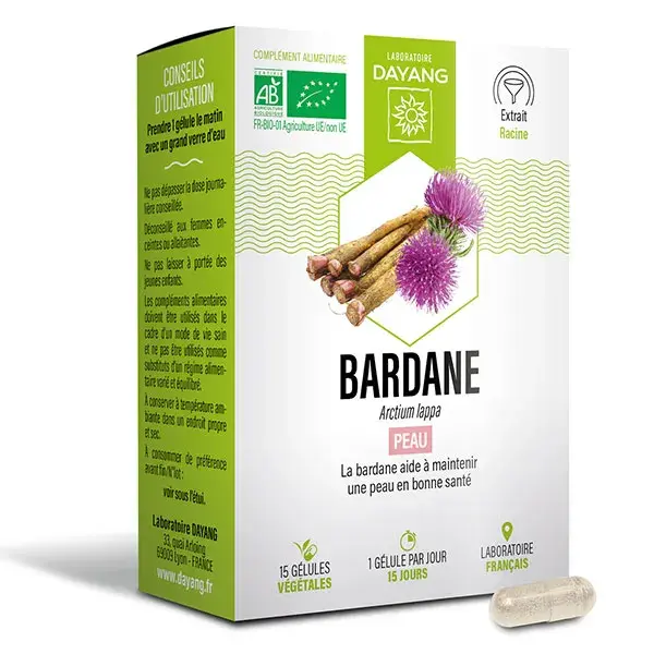 Dayang Fitoterapia Orgânico de Bardana 15 Cápsulas Vegetais
