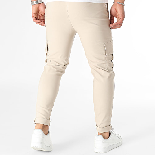 Pantalon Cargo Beige