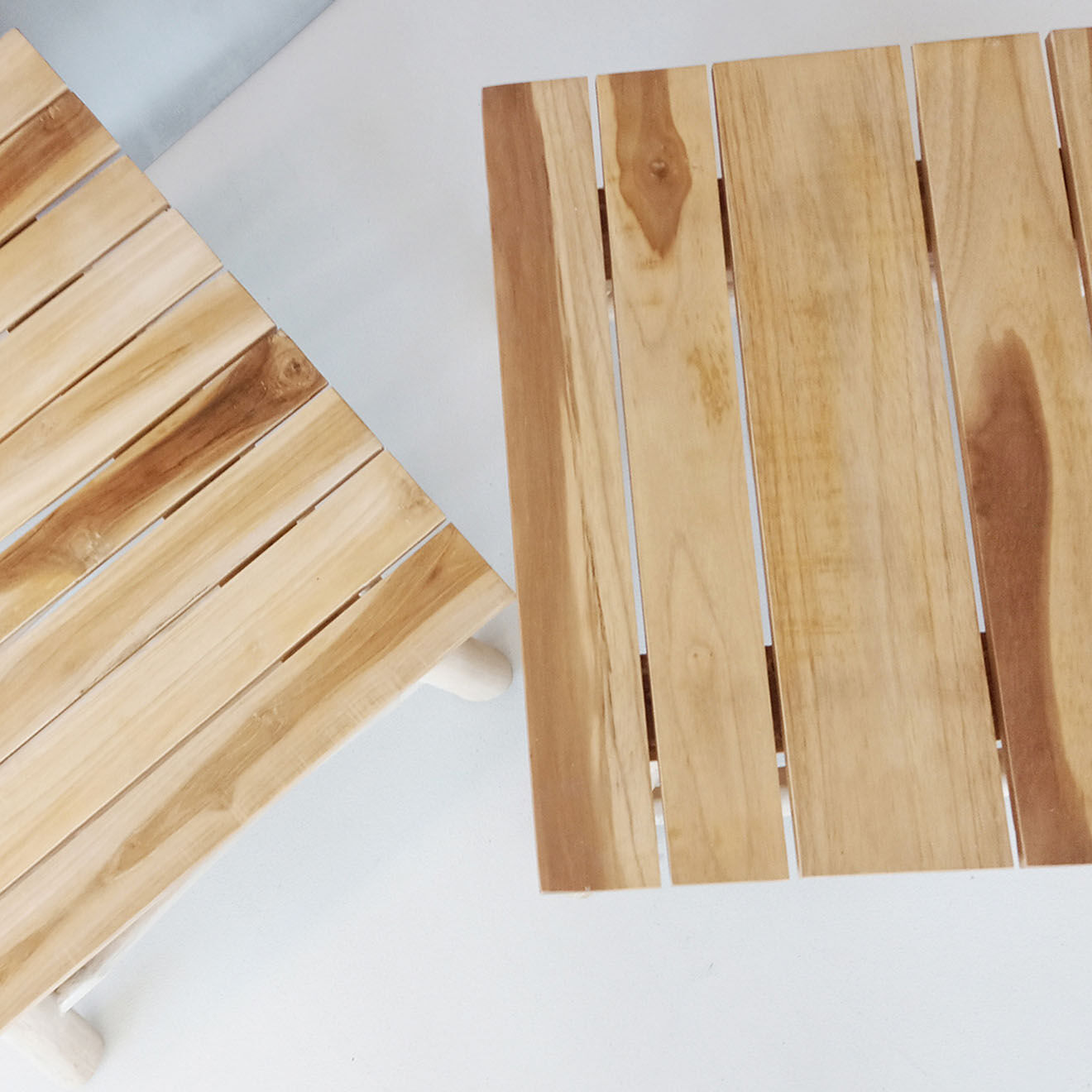 Bazar Bizar Table d'appoint L'île naturel - 50x50x38 cm