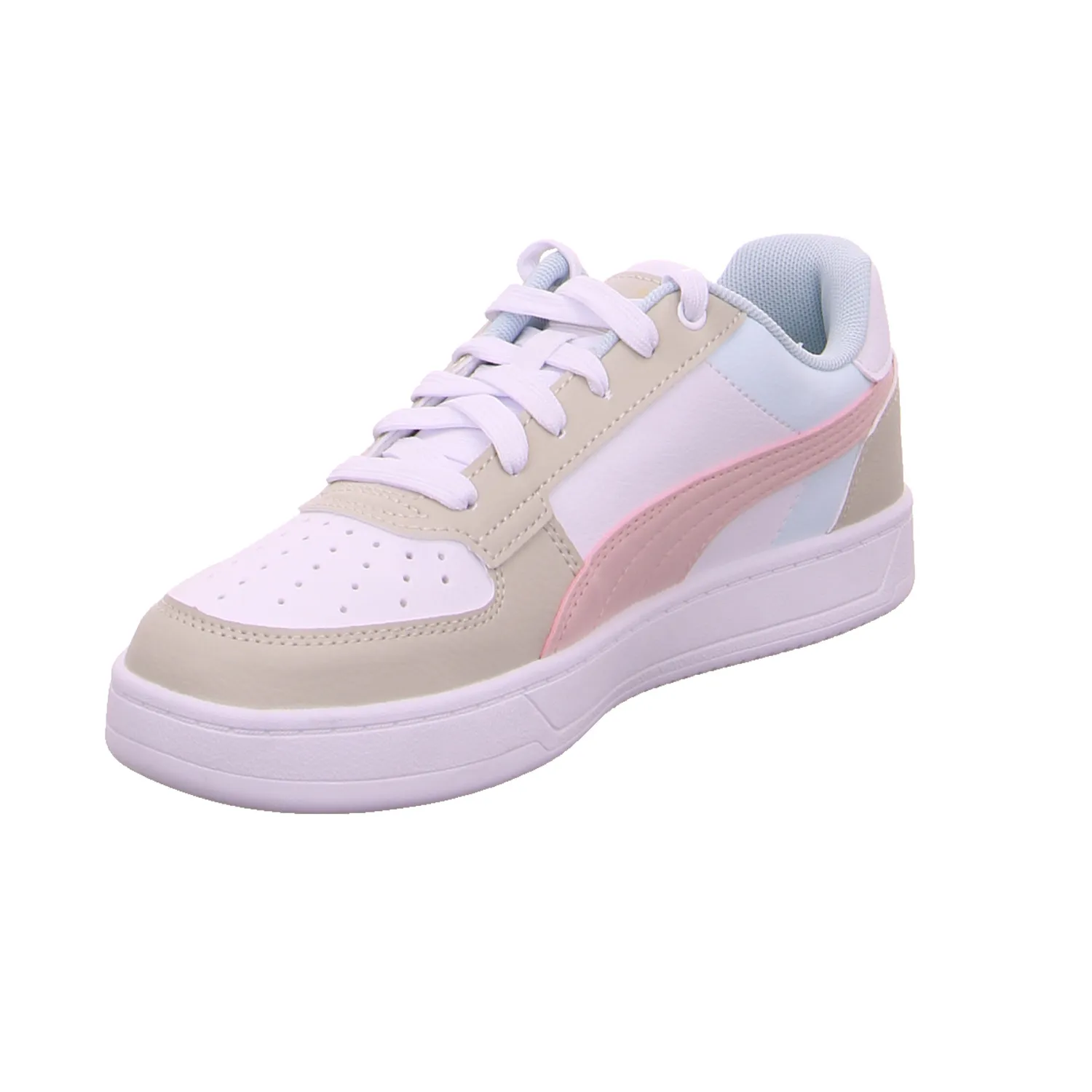PUMA Kinder Sportschuh Weiss Lederimitat