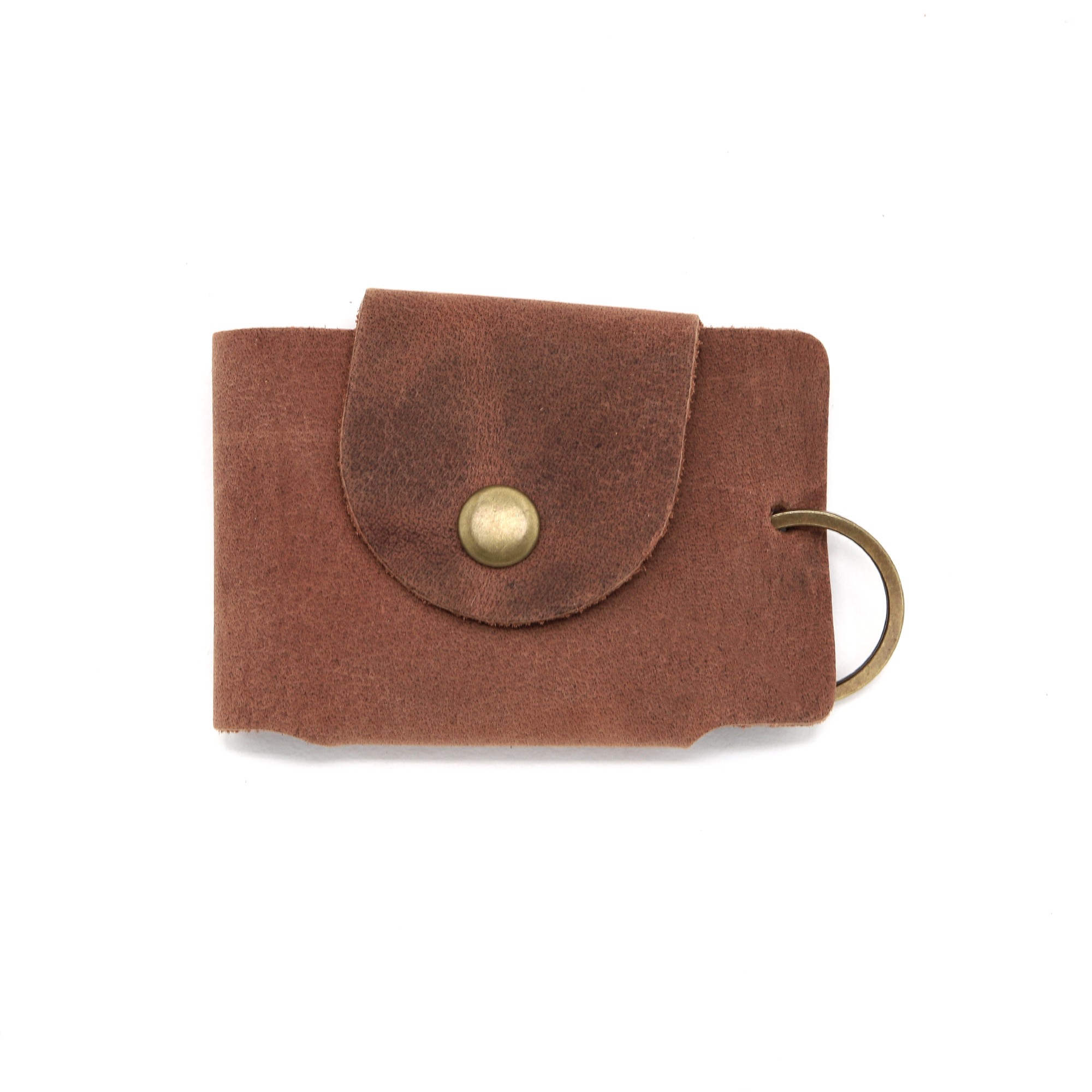 Schlüsseletui aus Leder, braun, L 10 cm, B 7 cm günstig bestellen
