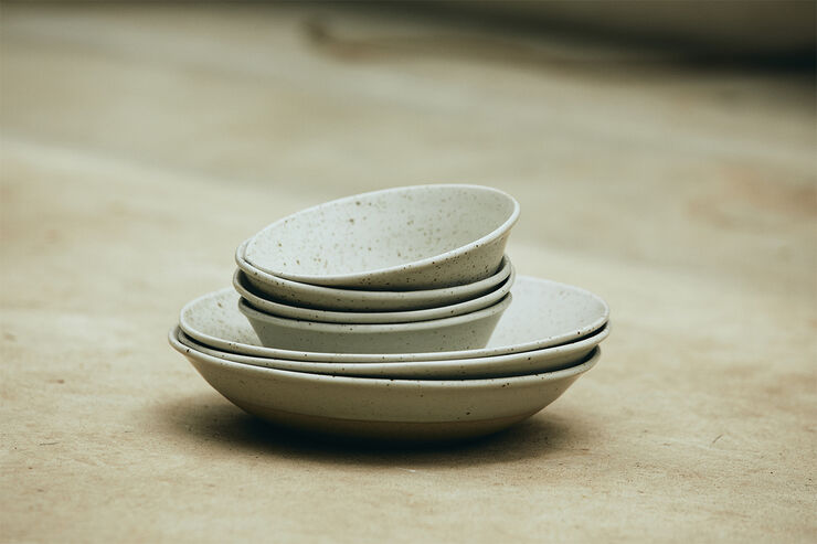 Nordal GRAINY soup plate, sand