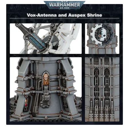 Games Workshop Warhammer 40.000 - Voxantenne und Auspexschrein