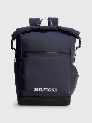 Mochila reciclada com fecho de enrolar