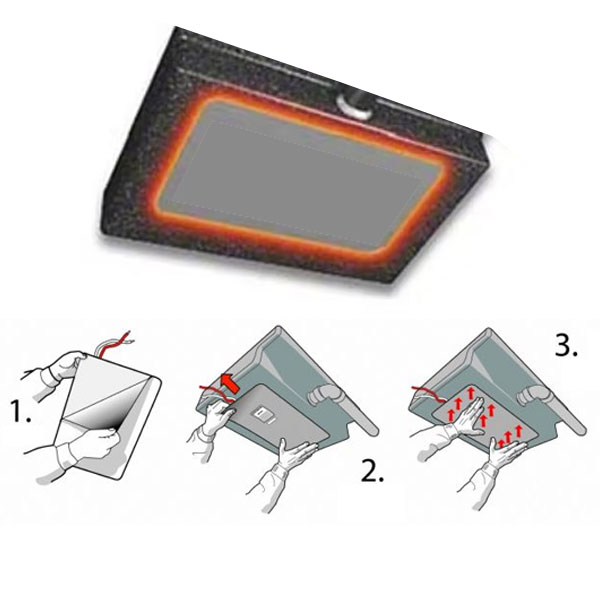 Plaque Chauffante pour réservoir 80L 38W LILIE