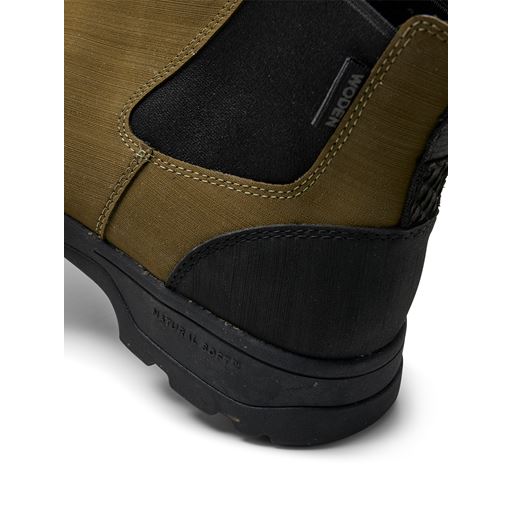 Woden Melvin Track Gummistøvler, Dark Olive/Black, 44