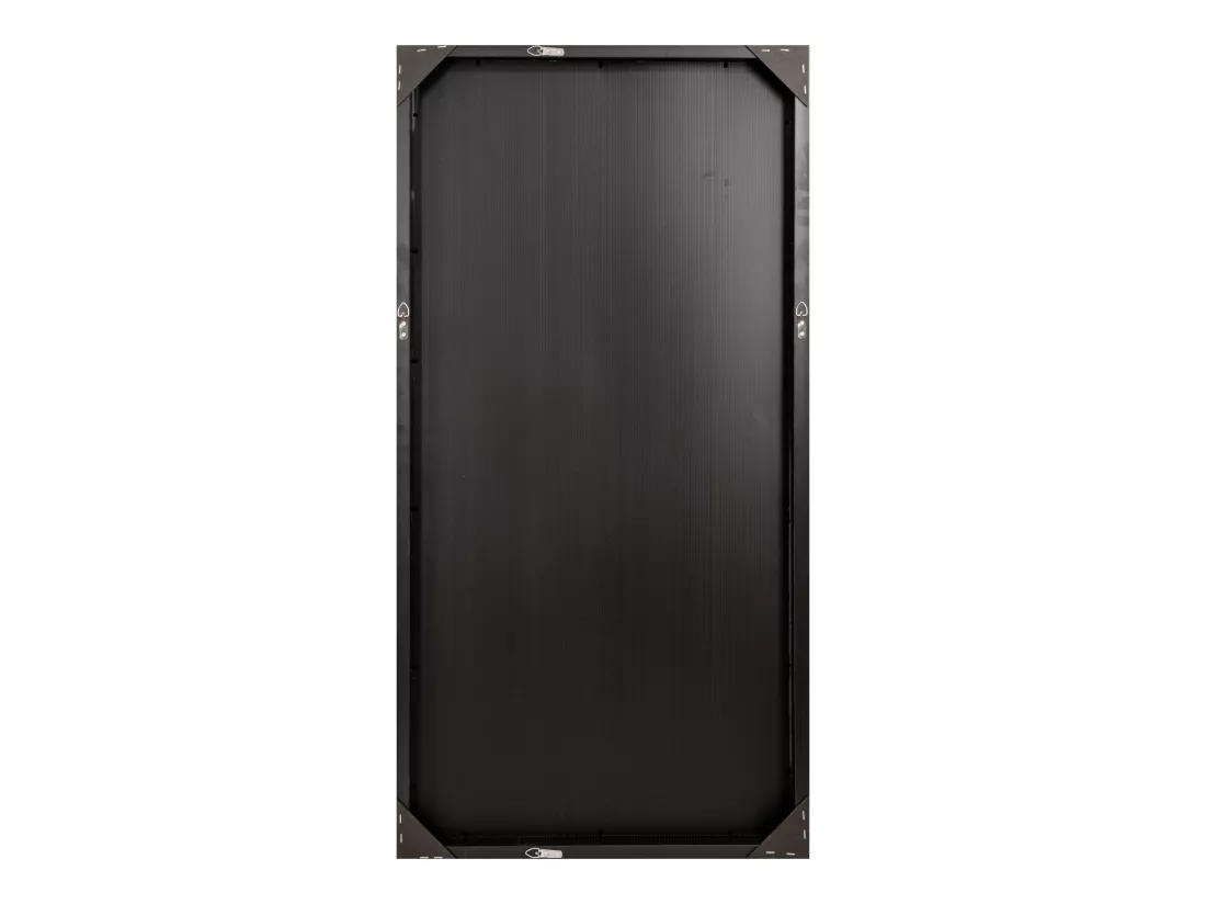 Miroir mural Novoli rectangulaire 102 x 52 cm noir [en.casa]