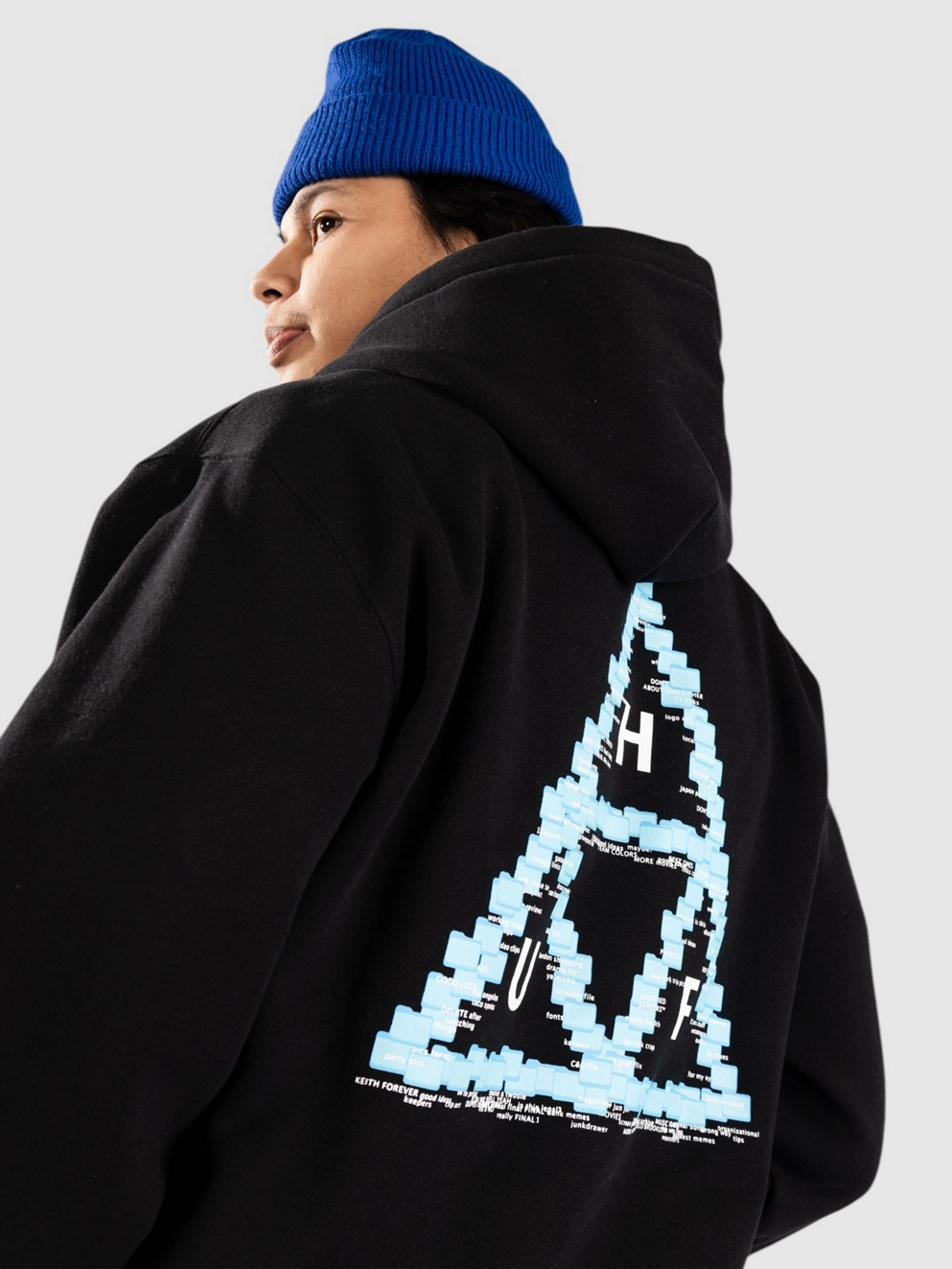 HUF Desktop Hoodie black