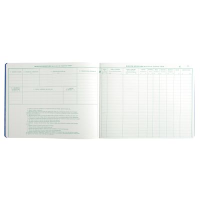 Exacompta - Piqûre pour agents immobiliers et marchands de biens - 25 x 32 cm - 80 pages