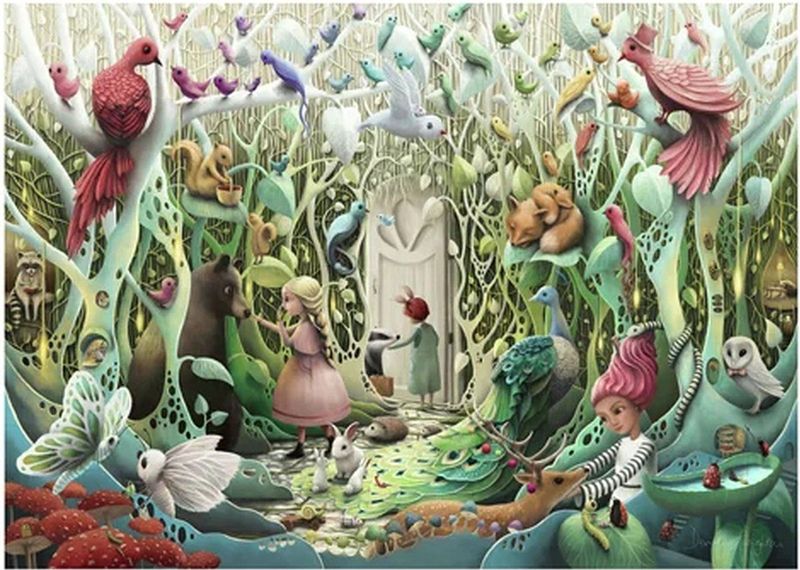 Ravensburger - De Geheime Tuin - Puzzel - 1000 Stukjes - Karton