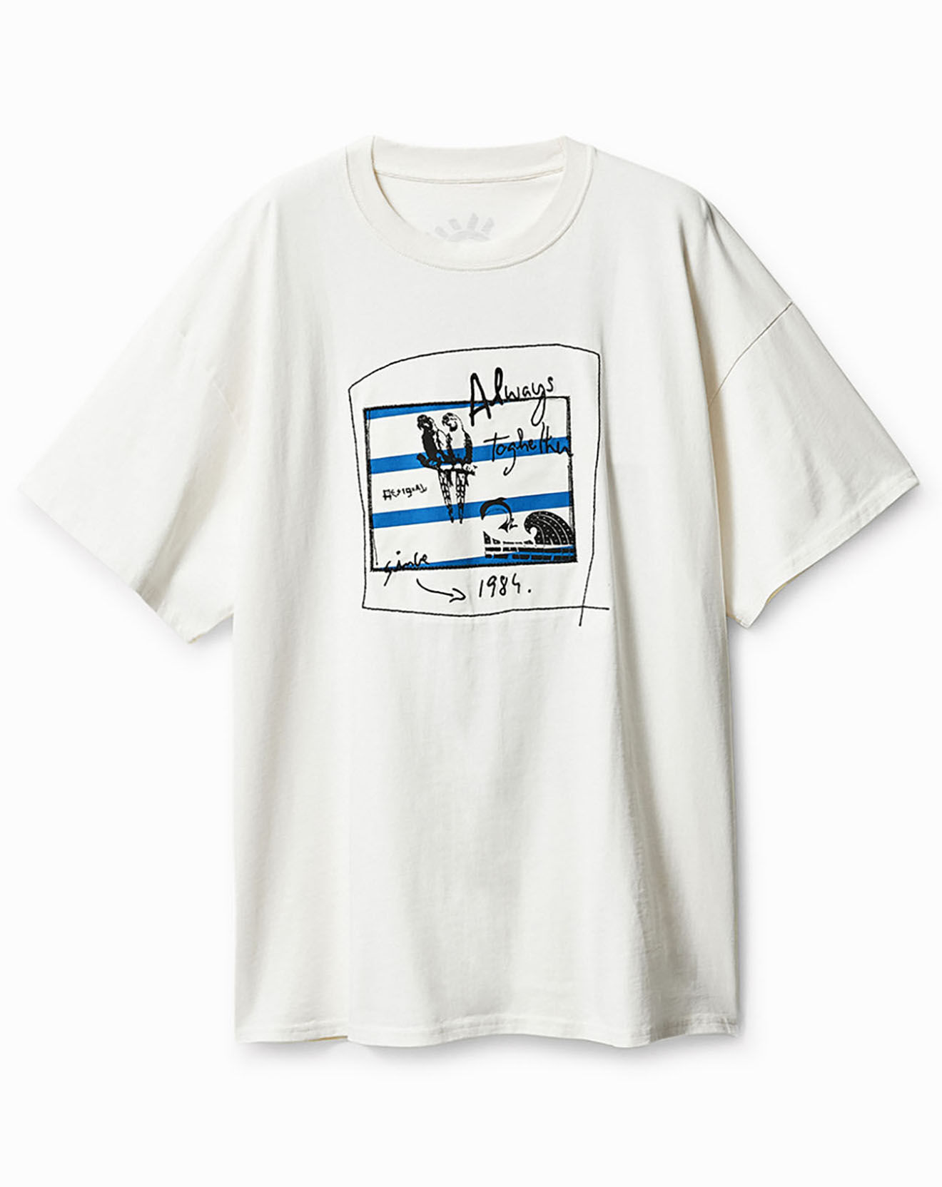 Desigual T-Shirt Ange écru