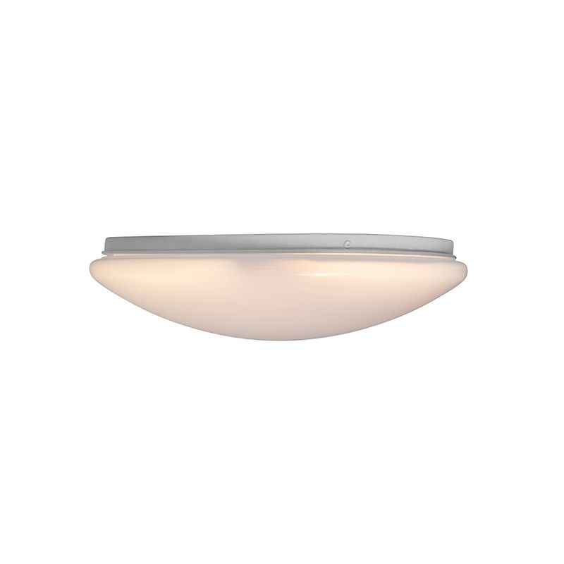 Smart moderne plafondlamp wit 38 cm incl. LED en RGB - Iene