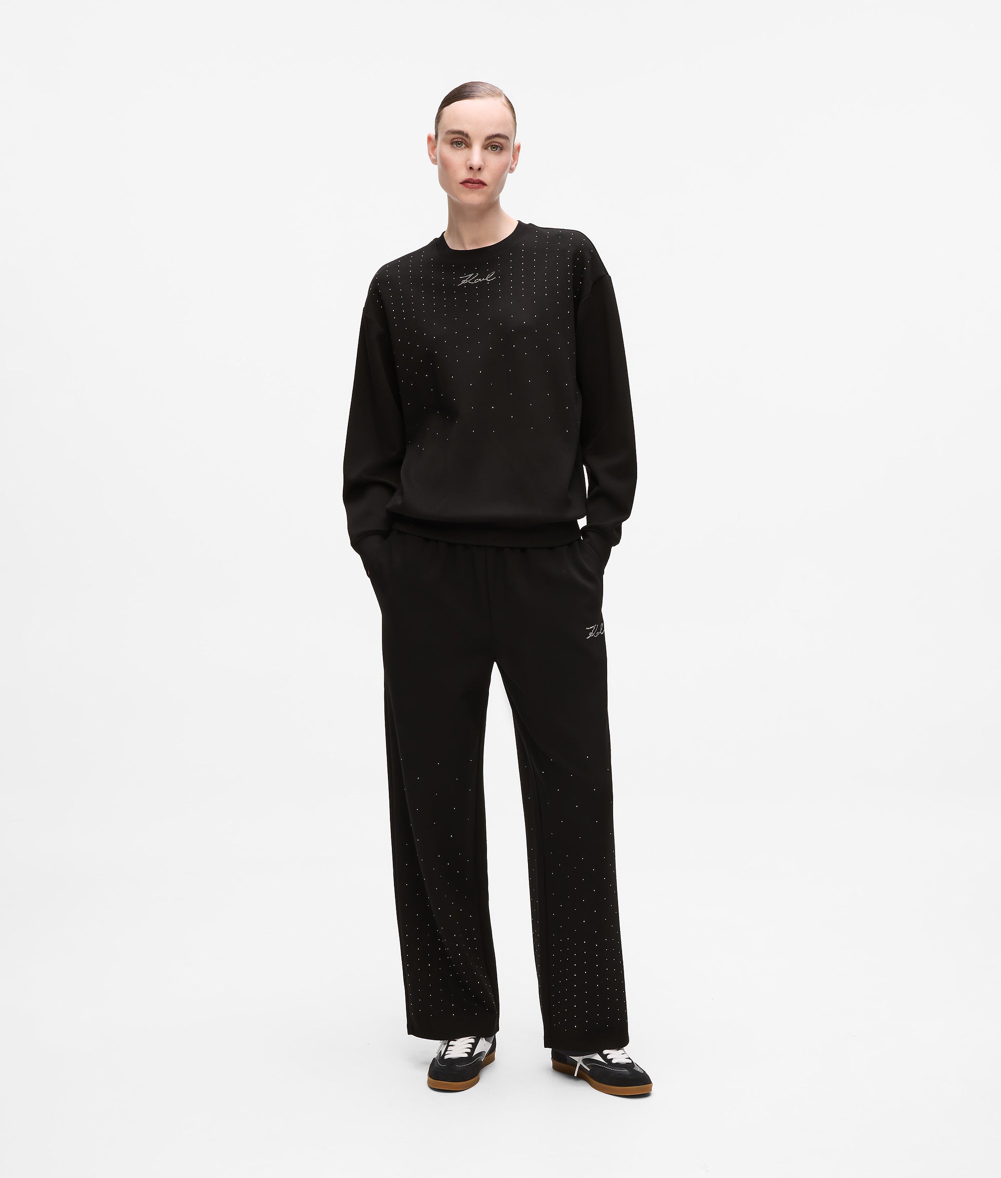Sweatshirt met strass