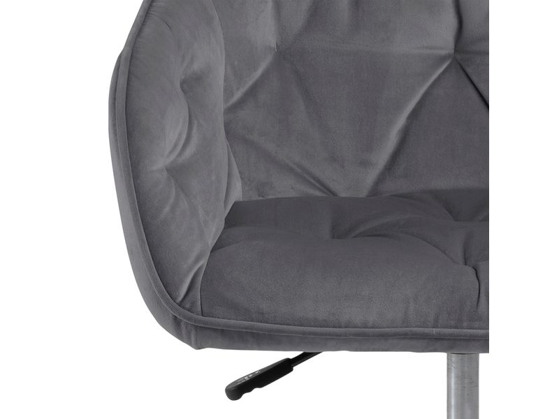 AC Design Bürostuhl Brooke, mit Bremsrollen, Dunkelgrau Schreibtischstuhl
