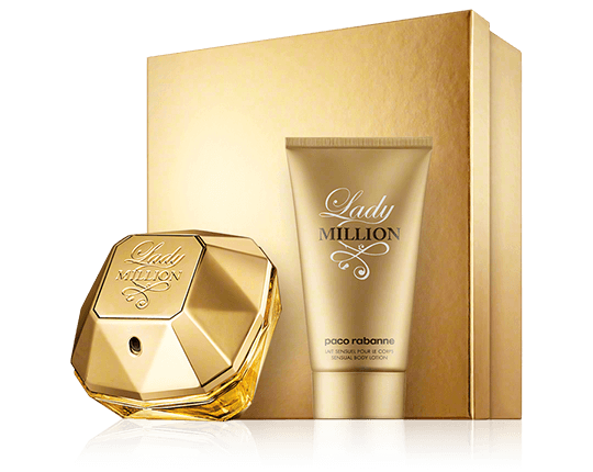 Paco Rabanne Lady Million Set mit Body Lotion 50ml-75ml