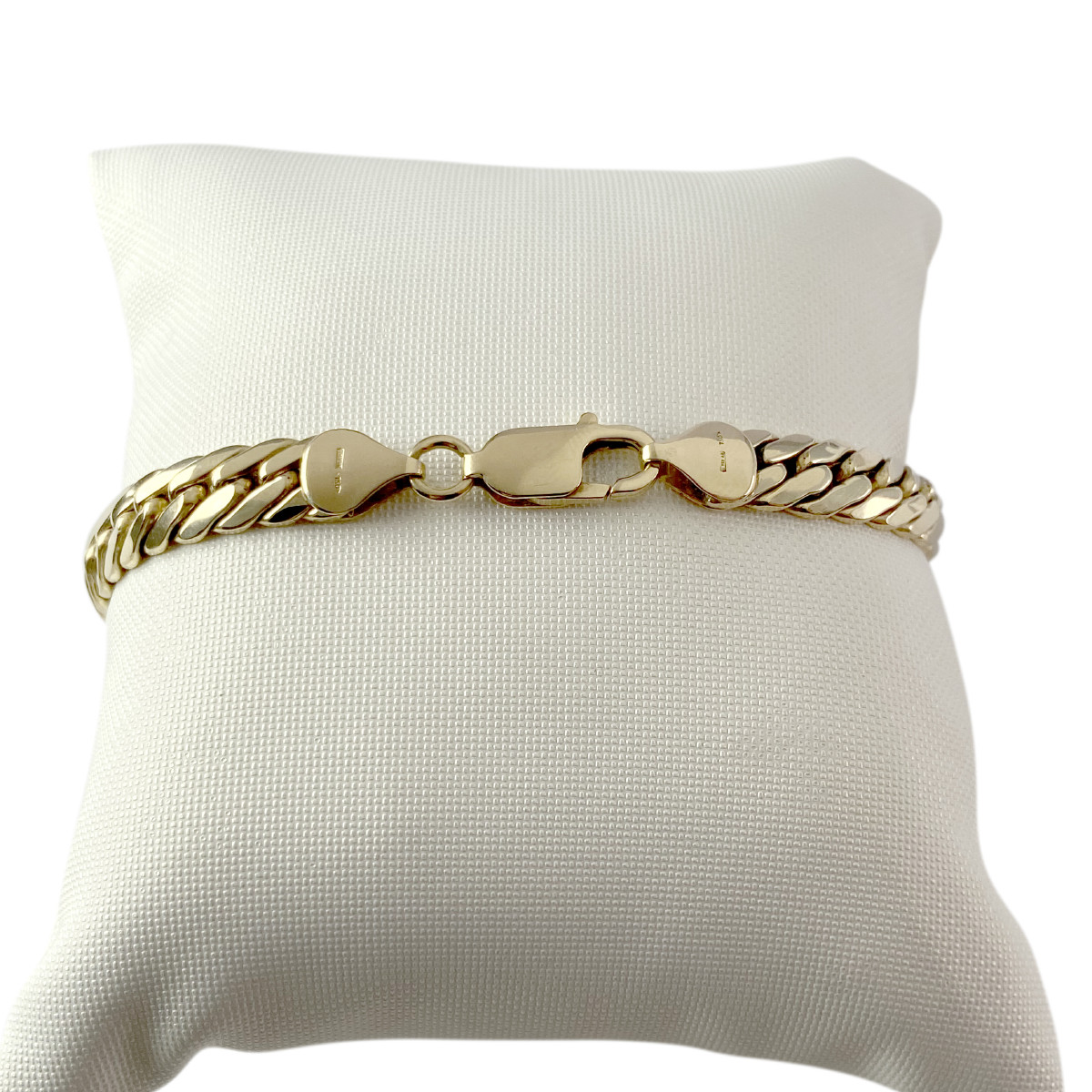 Bracelet d'occasion or 750 jaune maille anglaise 20.5 cm