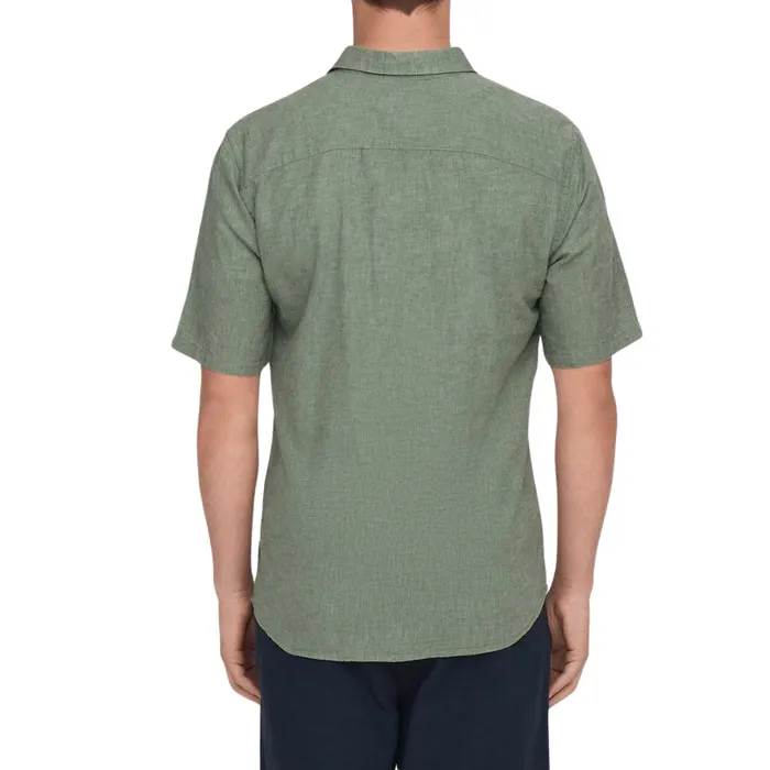 Only & Sons Caiden Solid Linen Overhemd Heren