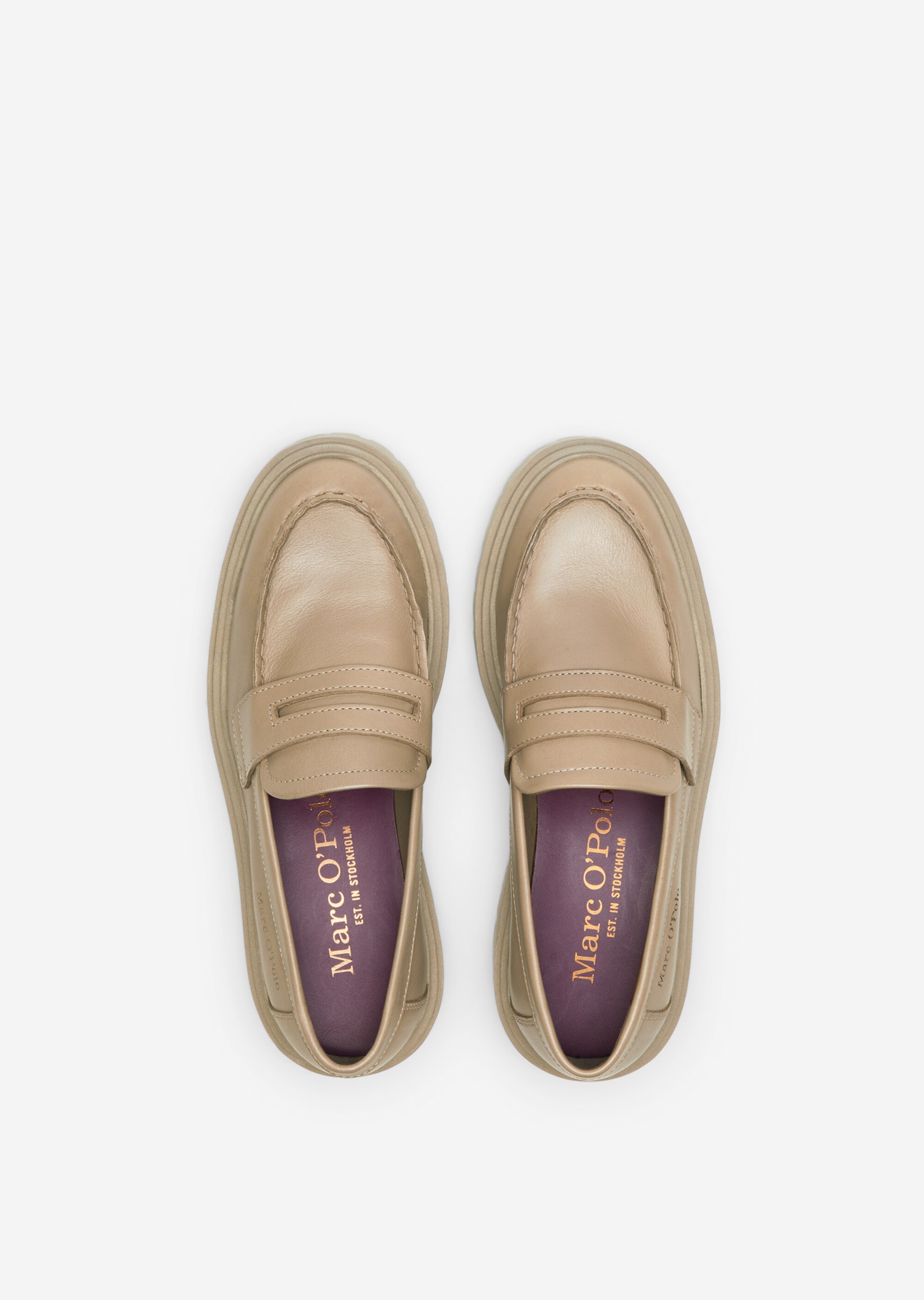 Penny-Loafer aus edlem Rindleder