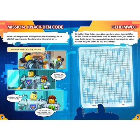 Ameet Verlag LEGO® NEXO KNIGHTS™ Ein Monster-Sticker-Rätselspaß: mit Stickern und Poster