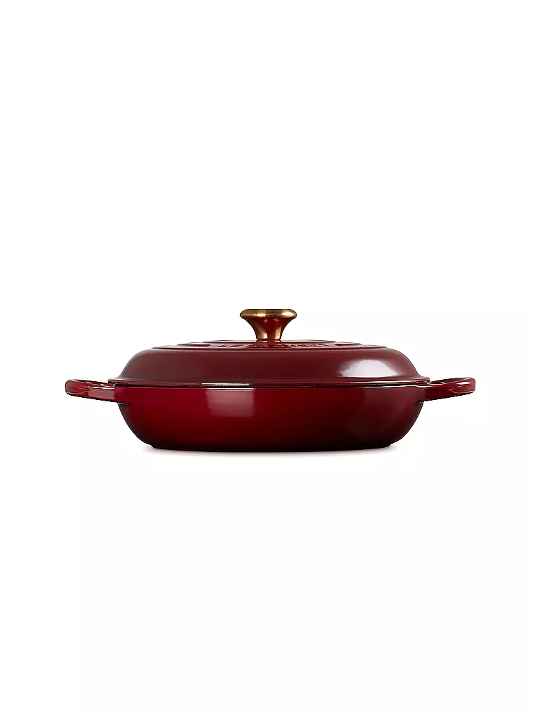LE CREUSET Gourmet Profitopf SIGNATURE 30cm/3,2l Garnet dunkelrot
