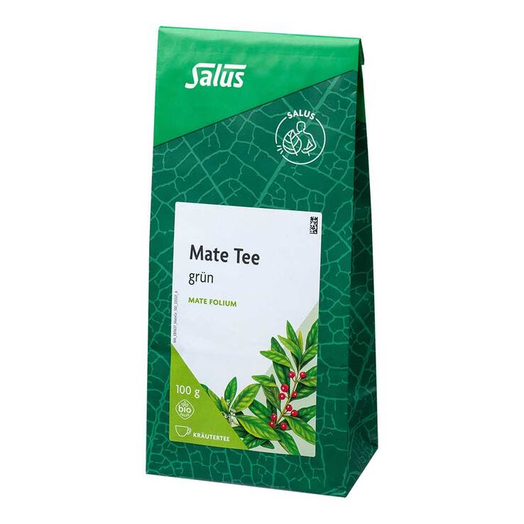 Mate Grün Kräutertee Mate folium bio Salus, 100 g