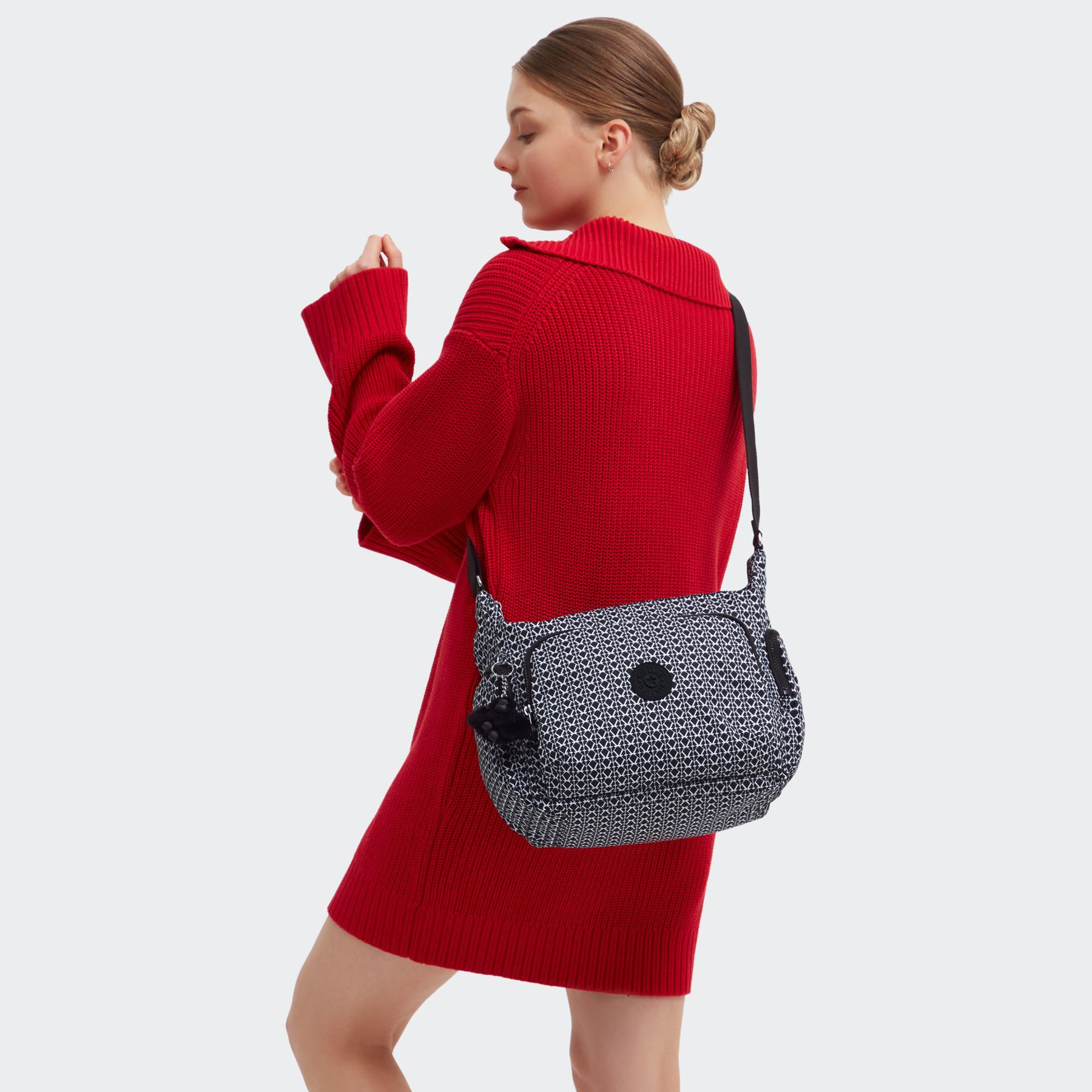 GABB Grand sac à bandoulière avec sangle réglable - Signature Print