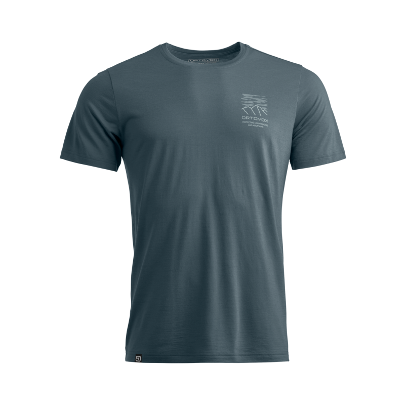 150 Cool Mountain Mission TS - T-shirt en laine mérinos homme