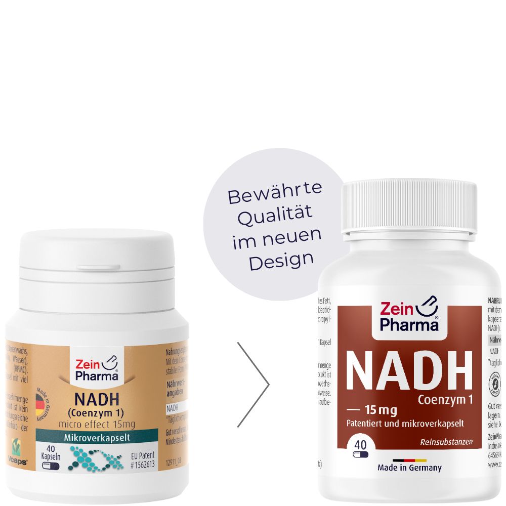 ZeinPharma® NADH Kapseln Coenzym 1 15 mg