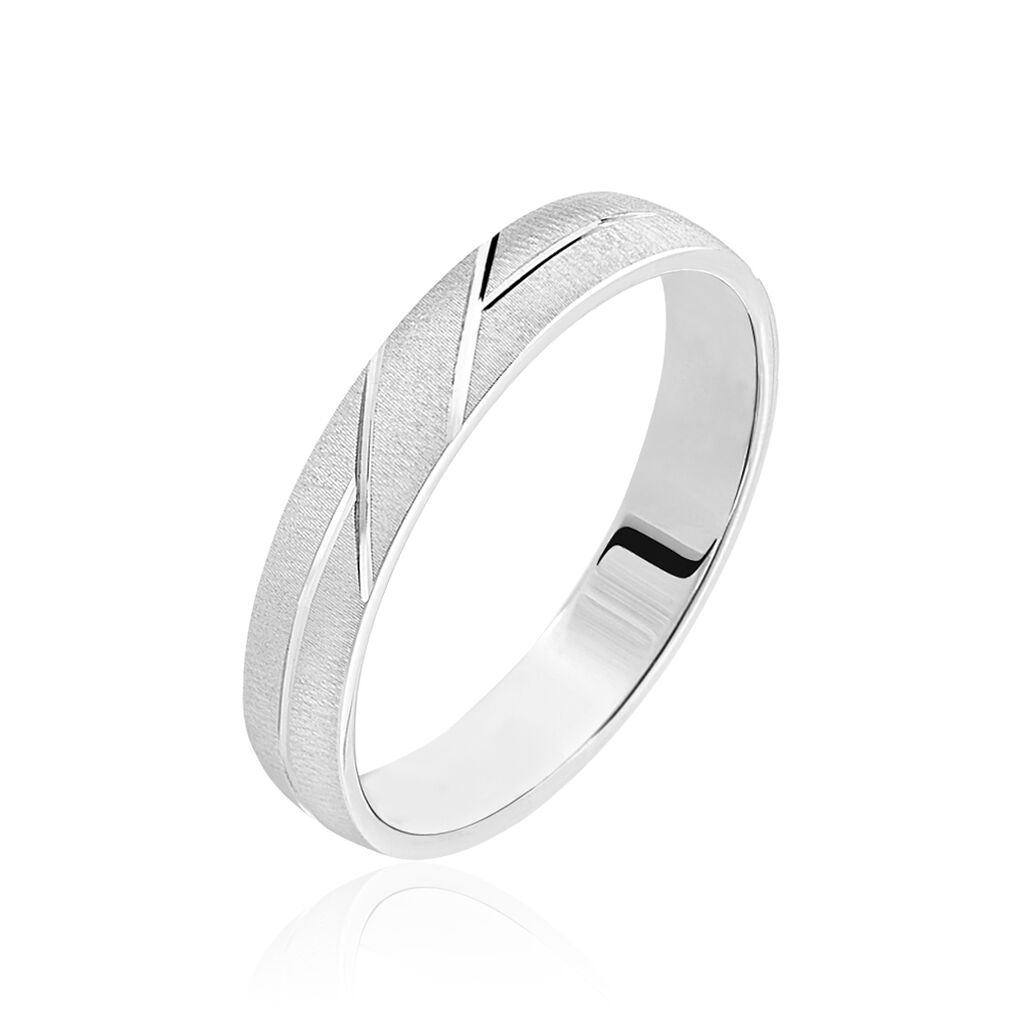 Alliance Lauria Ruban Plat Argent Blanc
