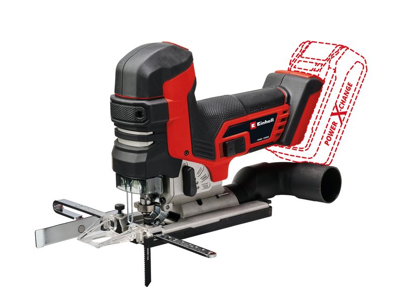 Einhell Professional Akku-Stichsäge TP-JST 18/135 Li BL – S Akkubetriebene Stichsäge mit Schnittlinienanzeiger