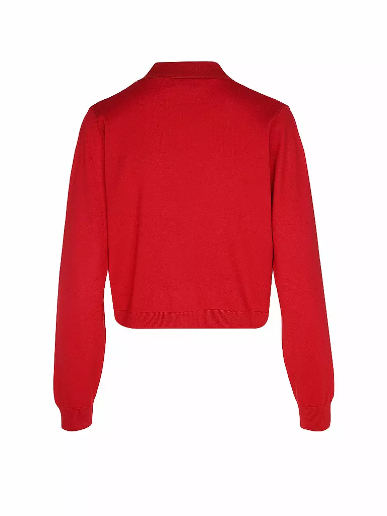 OFFICINE GENERALE Cardigan SERENA dunkelrot