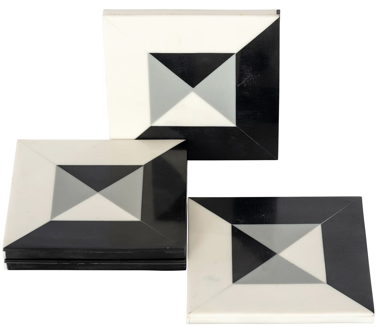Onderzetters 212089 Louel B10 x D10 x H0.8 cm