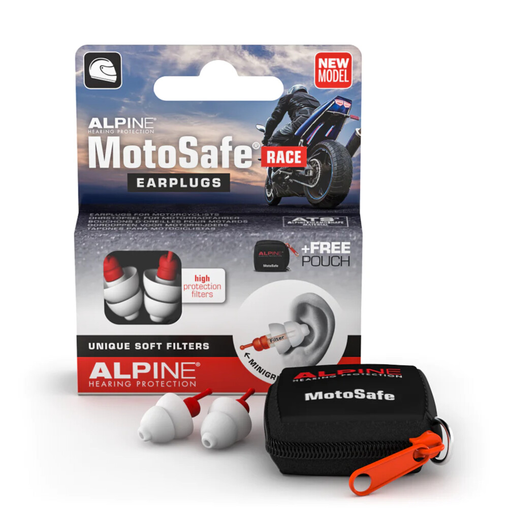 Alpine Oordopjes Motosafe Race1 set