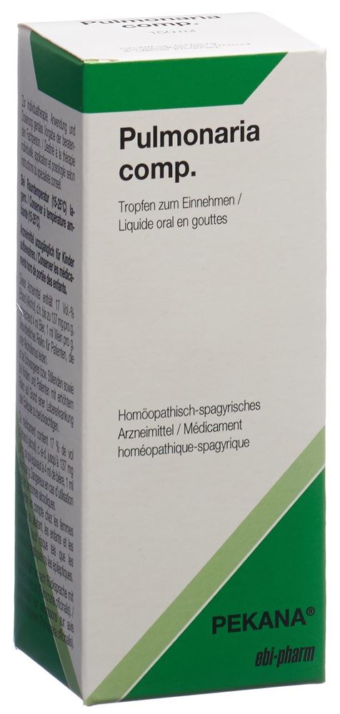 PEKANA Pulmonaria compositum Tropfen zum Einnehmen Fl 150 ml