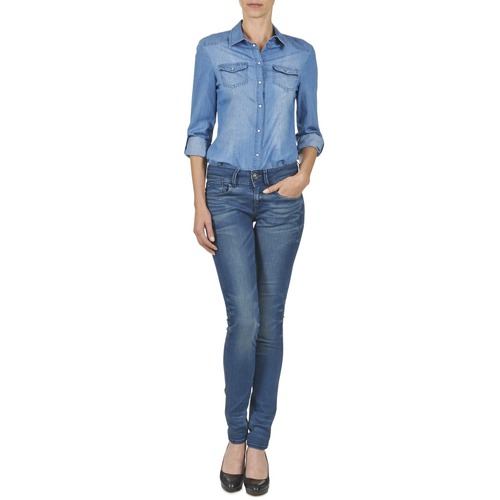 G-Star Raw - LYNN MID SKINNY Azul
