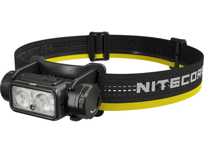 Nitecore Stirnlampe NU53, 1800 Lumen Gelb/Schwarz Kopflampe