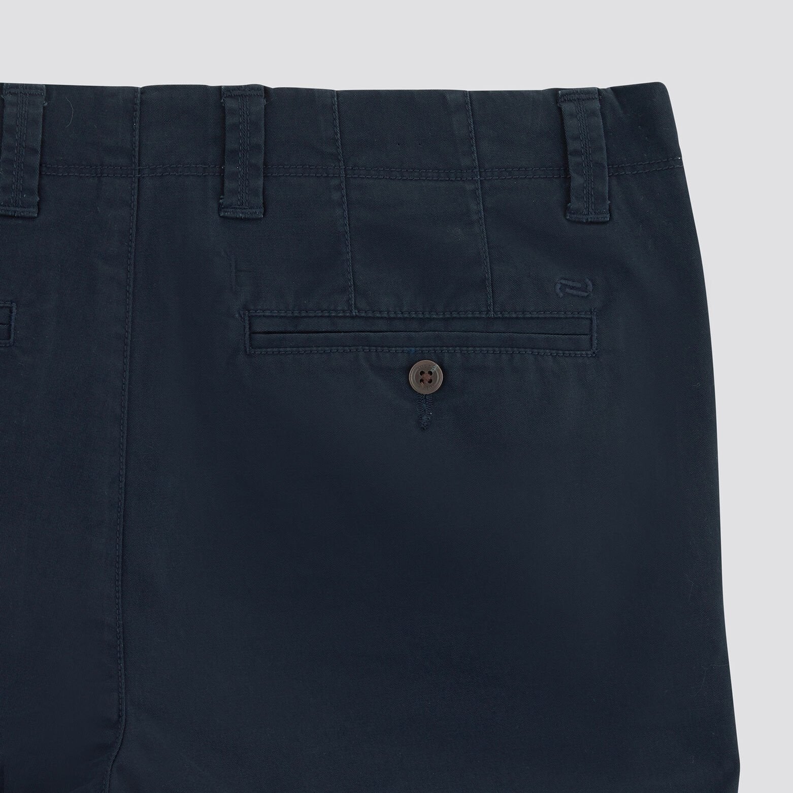 Pantalon chino slim Bleu Marine