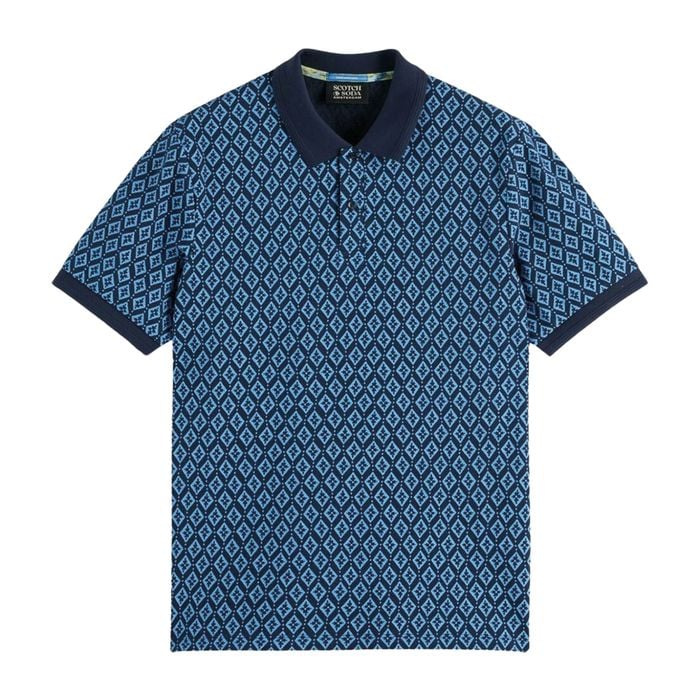 Scotch & Soda Mini All Over Print Polo Heren